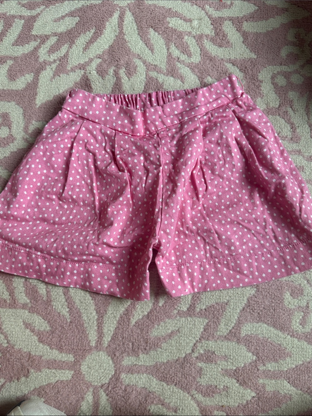 Girls’ Mayoral Pink Polka Dot Shorts